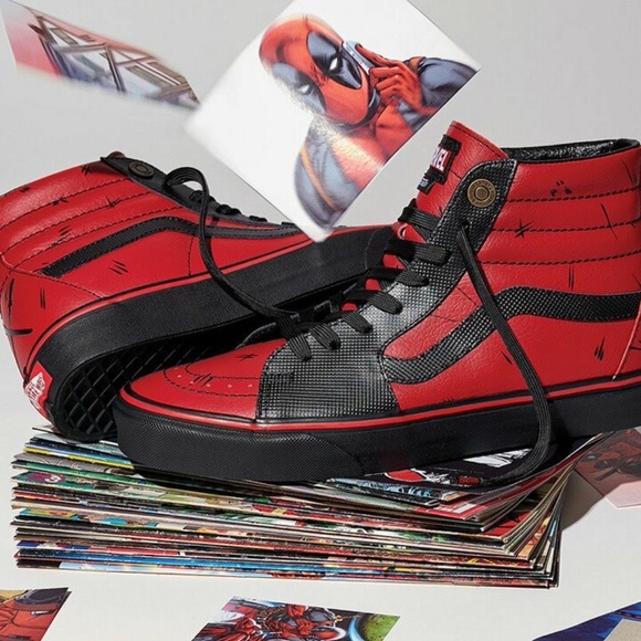 Detail Deadpool Vans Size 12 Nomer 19