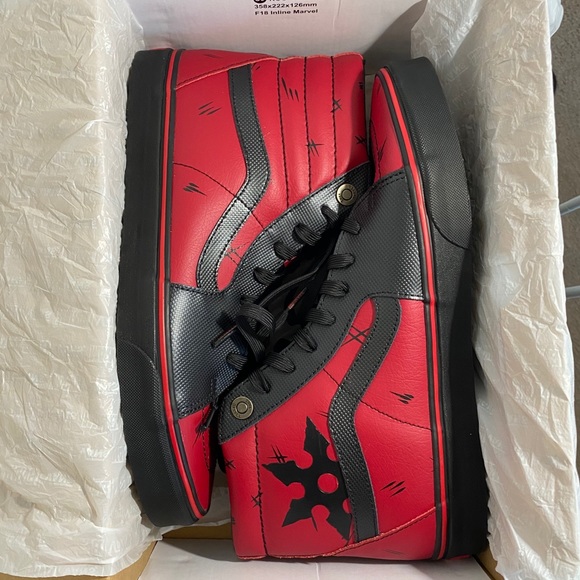 Detail Deadpool Vans Size 12 Nomer 37