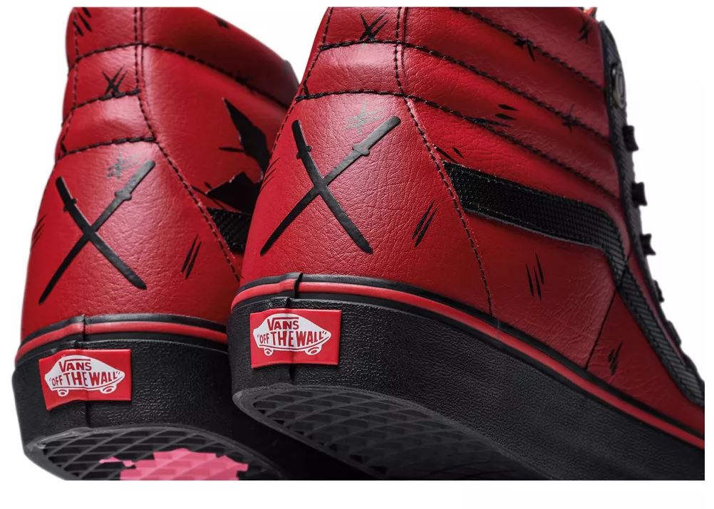 Detail Deadpool Vans Size 12 Nomer 5