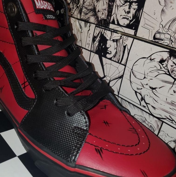 Detail Deadpool Vans Size 12 Nomer 42