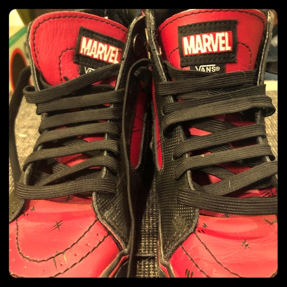 Detail Deadpool Vans Size 12 Nomer 54