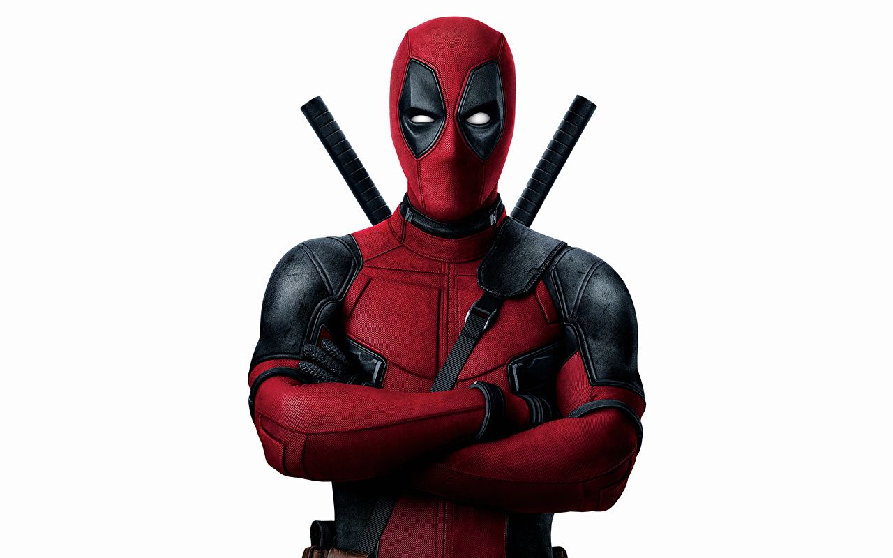 Deadpool White Background - KibrisPDR