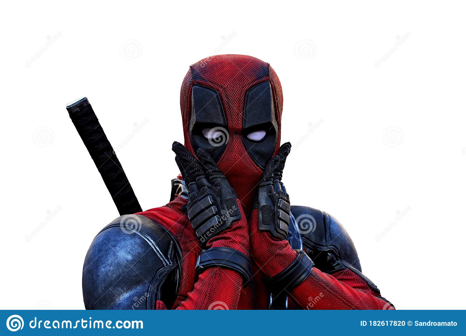 Detail Deadpool White Background Nomer 16