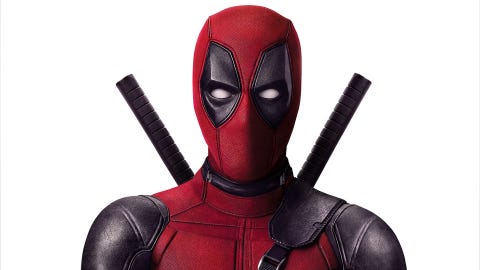Detail Deadpool White Background Nomer 27