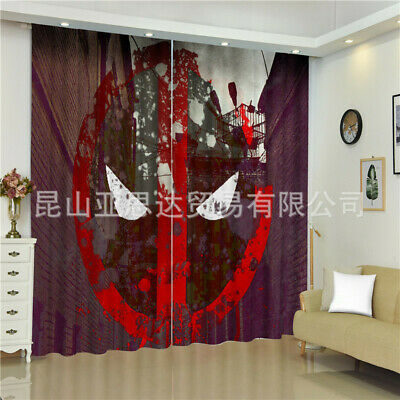 Detail Deadpool Window Curtains Nomer 3