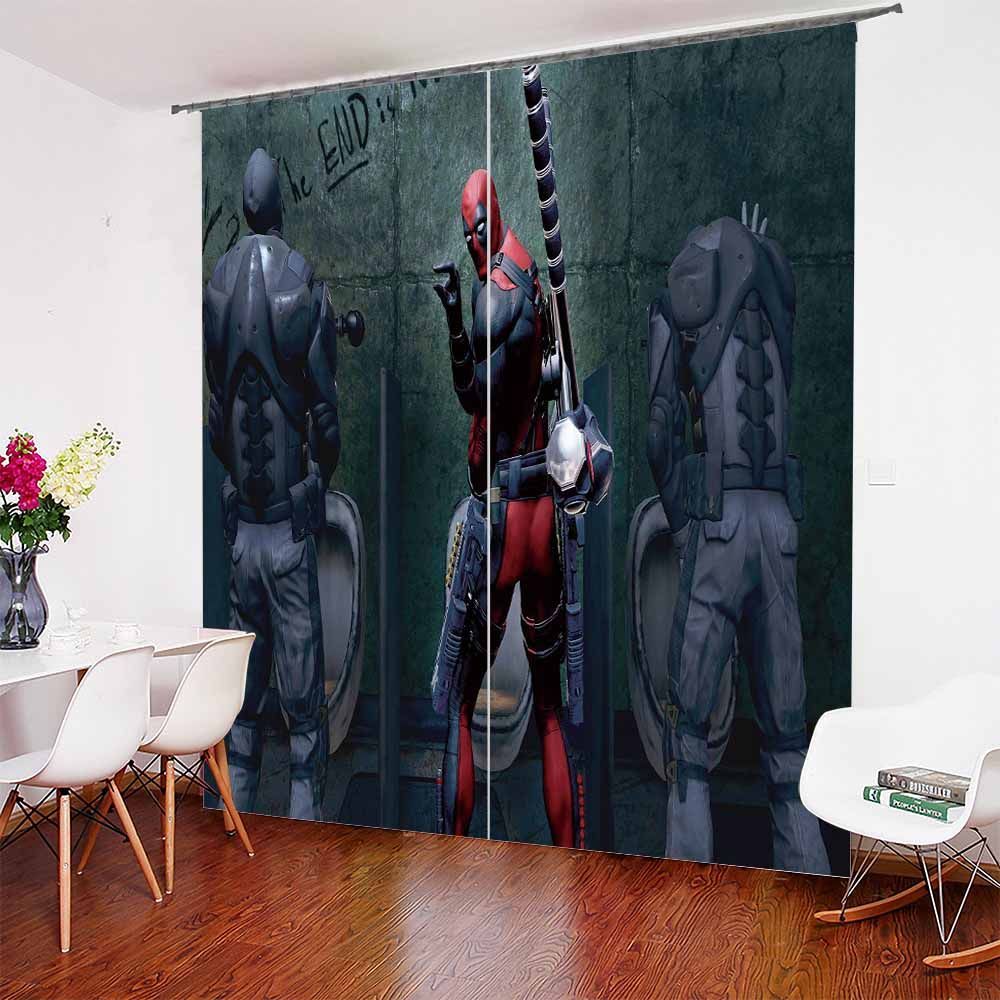 Detail Deadpool Window Curtains Nomer 23