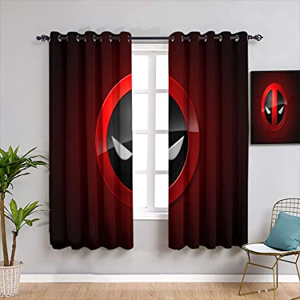 Detail Deadpool Window Curtains Nomer 26