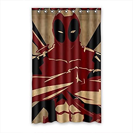 Detail Deadpool Window Curtains Nomer 27