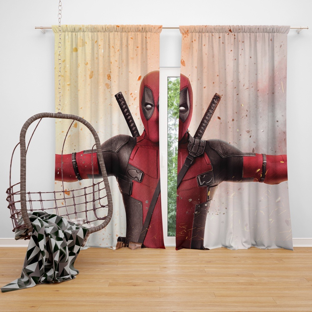 Detail Deadpool Window Curtains Nomer 4