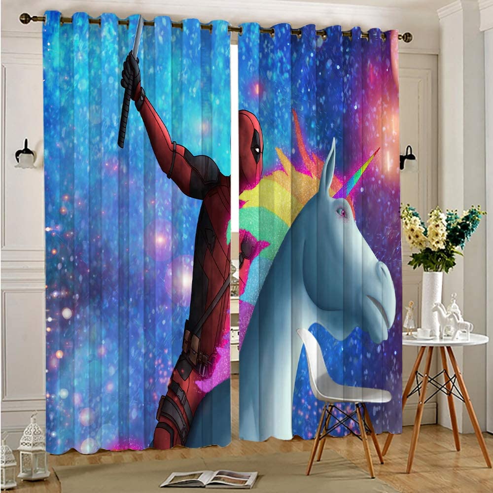 Detail Deadpool Window Curtains Nomer 32