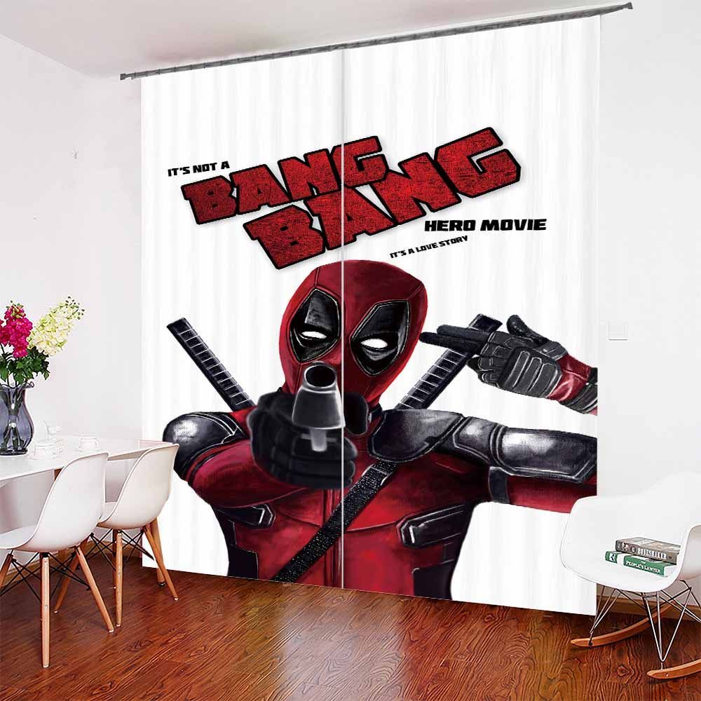 Detail Deadpool Window Curtains Nomer 35