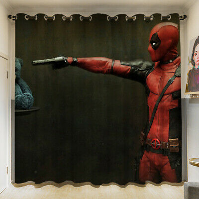 Detail Deadpool Window Curtains Nomer 5