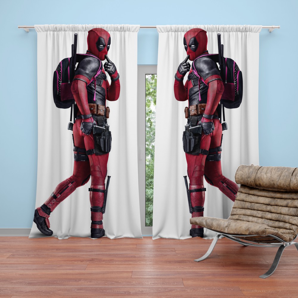 Detail Deadpool Window Curtains Nomer 6