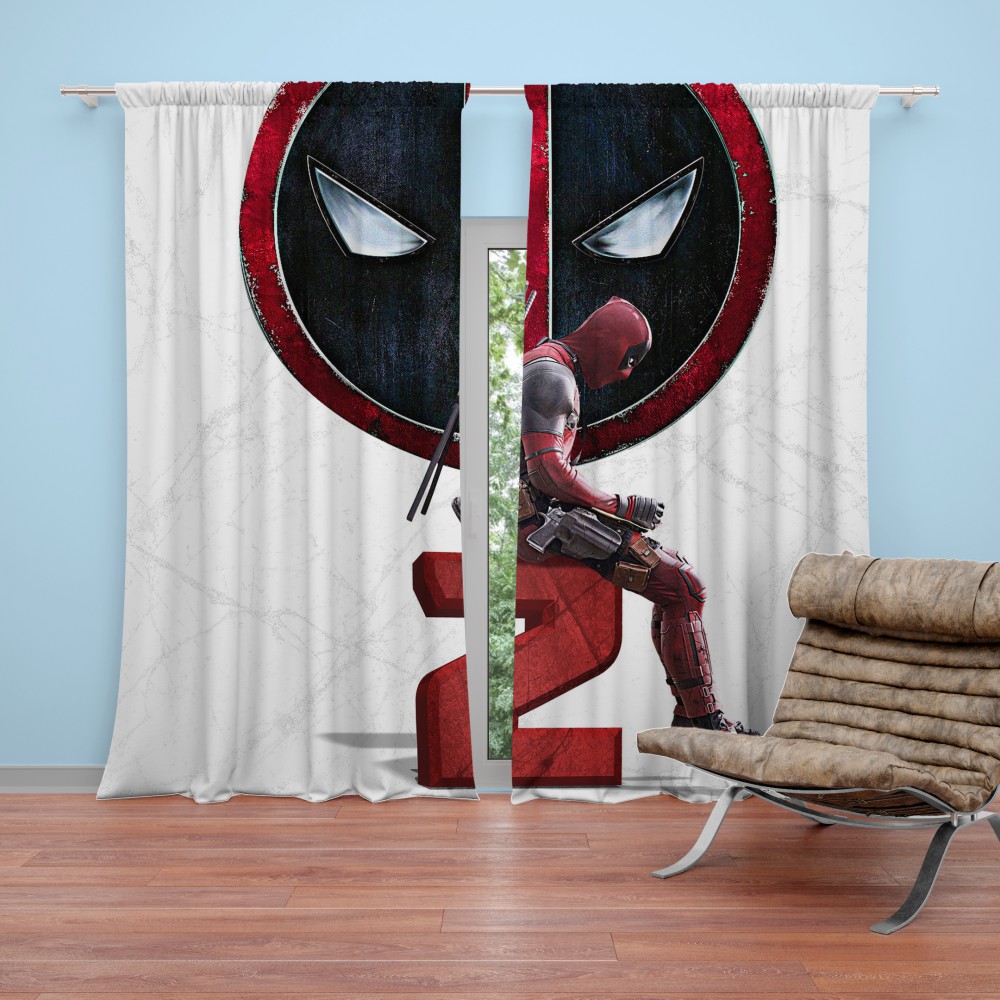 Detail Deadpool Window Curtains Nomer 9