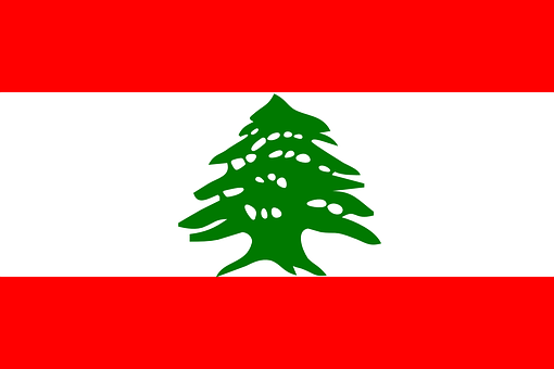 Libanon Flagge Hintergrund - KibrisPDR