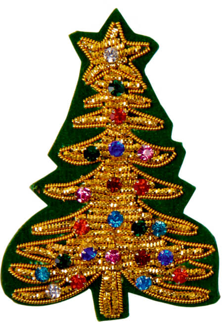 Detail Swarovski Brosche Weihnachtsbaum Nomer 15