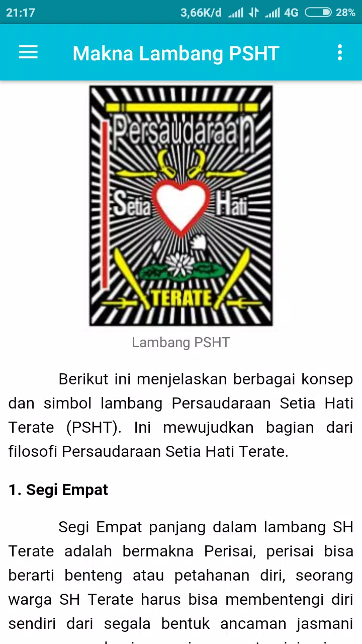 Detail Gambar Psht Terate Nomer 36