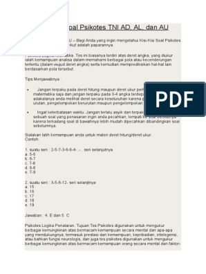 Detail Gambar Psikotes Tni Ad Nomer 17