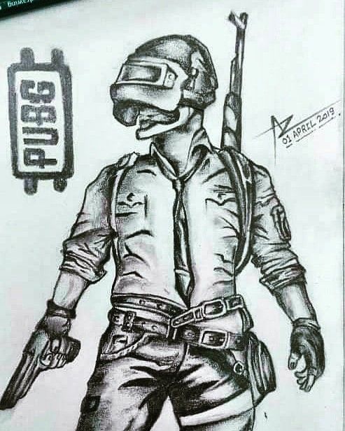 Detail Gambar Pubg Pensil Nomer 11