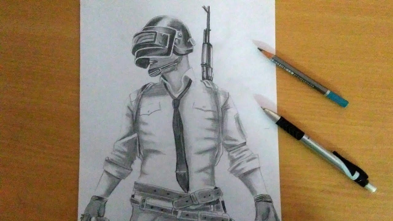 Detail Gambar Pubg Pensil Nomer 12