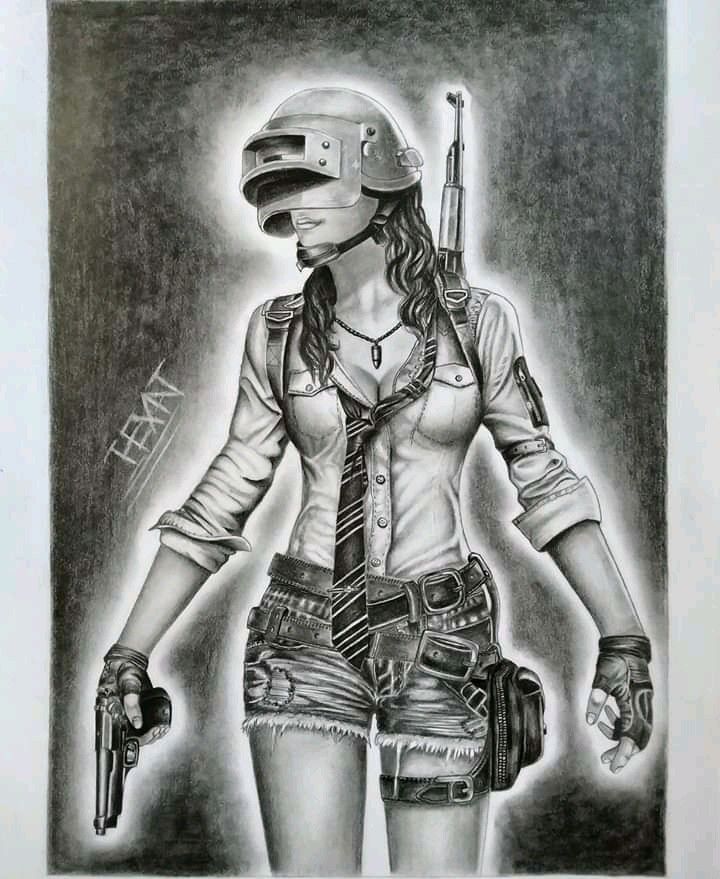 Detail Gambar Pubg Pensil Nomer 5