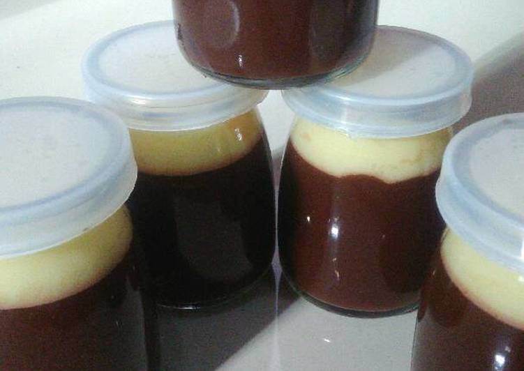 Detail Gambar Puding Coklat Vla Vanila Nomer 51