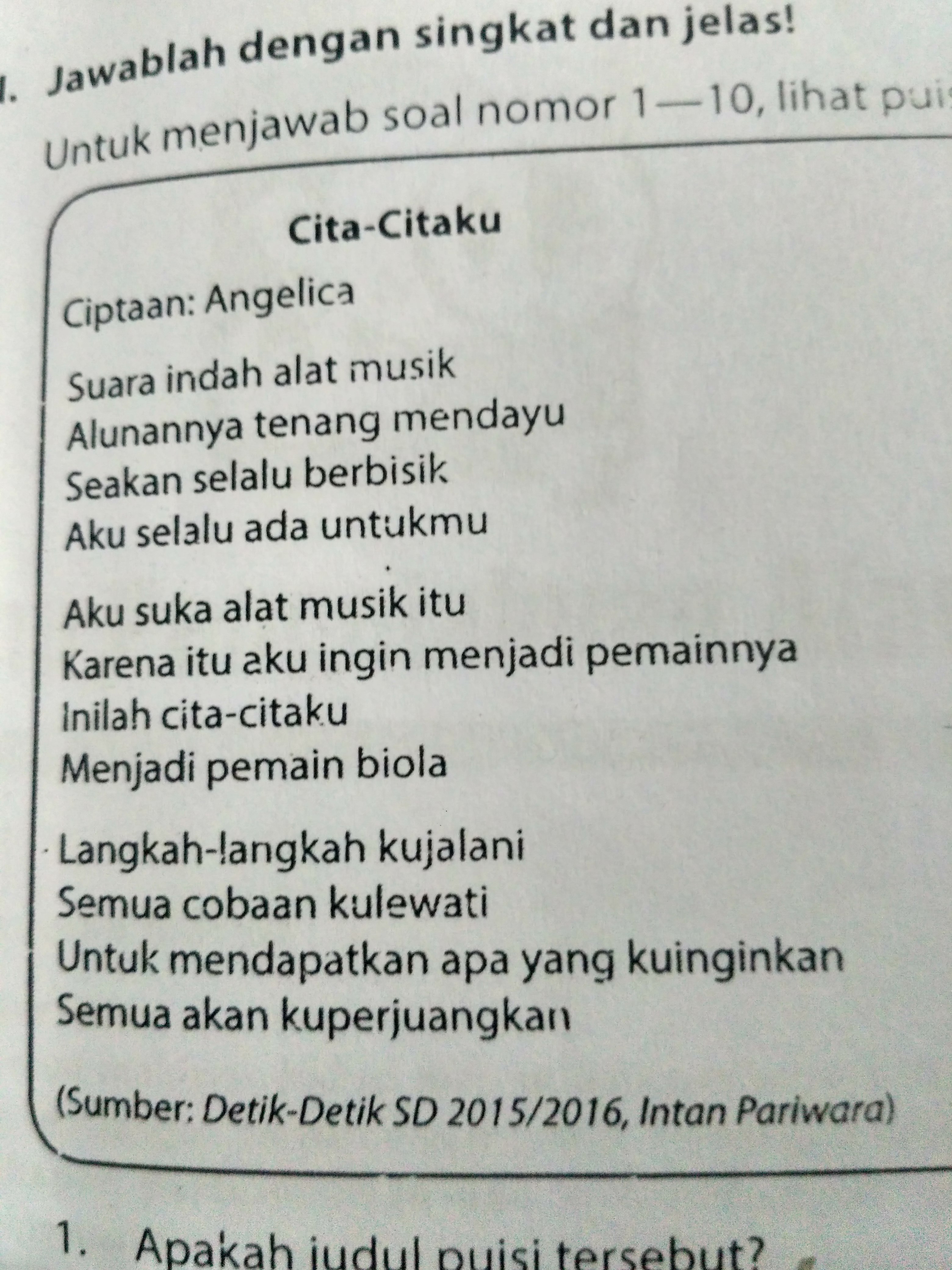 Detail Gambar Puis Tentang Cita Citaku Nomer 8