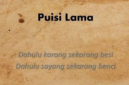 Detail Gambar Puisi Lama Nomer 3