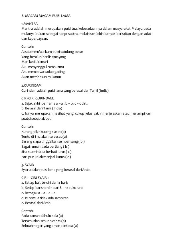 Detail Gambar Puisi Lama Nomer 20