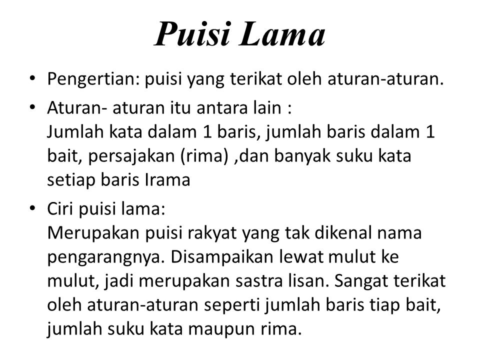 Detail Gambar Puisi Lama Nomer 21