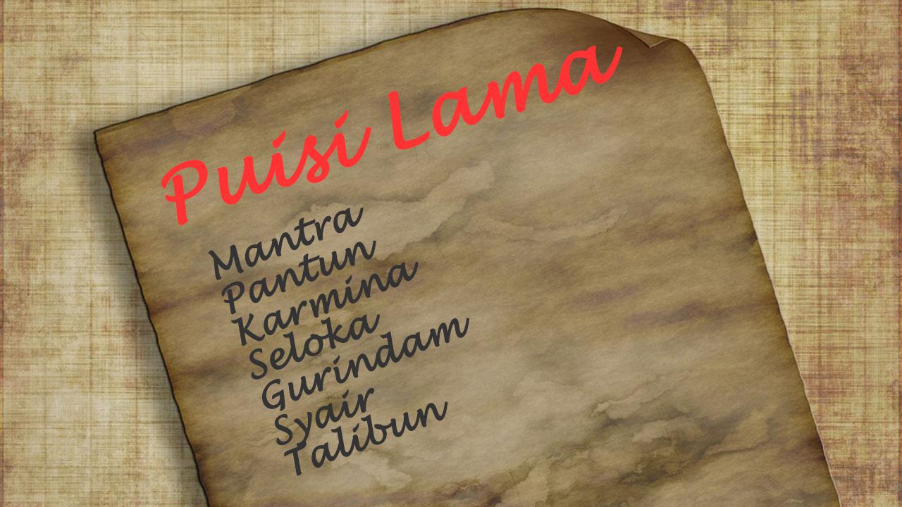 Detail Gambar Puisi Lama Nomer 22