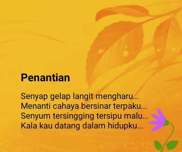 Detail Gambar Puisi Lama Nomer 4