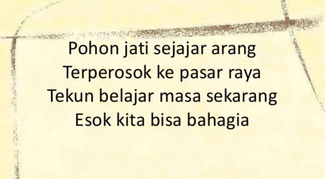 Detail Gambar Puisi Lama Nomer 5