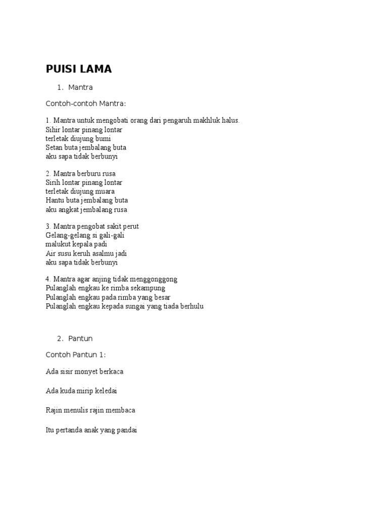 Detail Gambar Puisi Lama Nomer 41