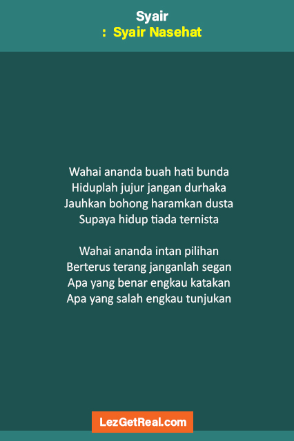 Detail Gambar Puisi Lama Nomer 8