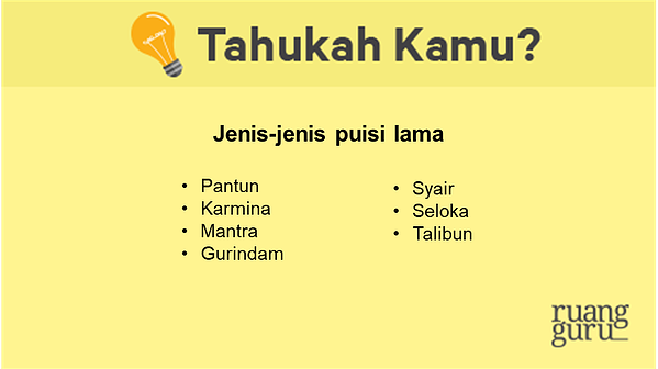 Detail Gambar Puisi Lama Nomer 9