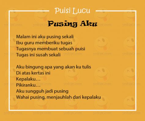 Gambar Puisi Lucu - KibrisPDR