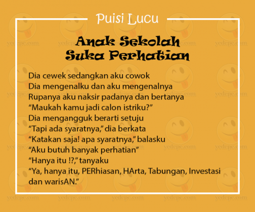 Detail Gambar Puisi Lucu Nomer 5