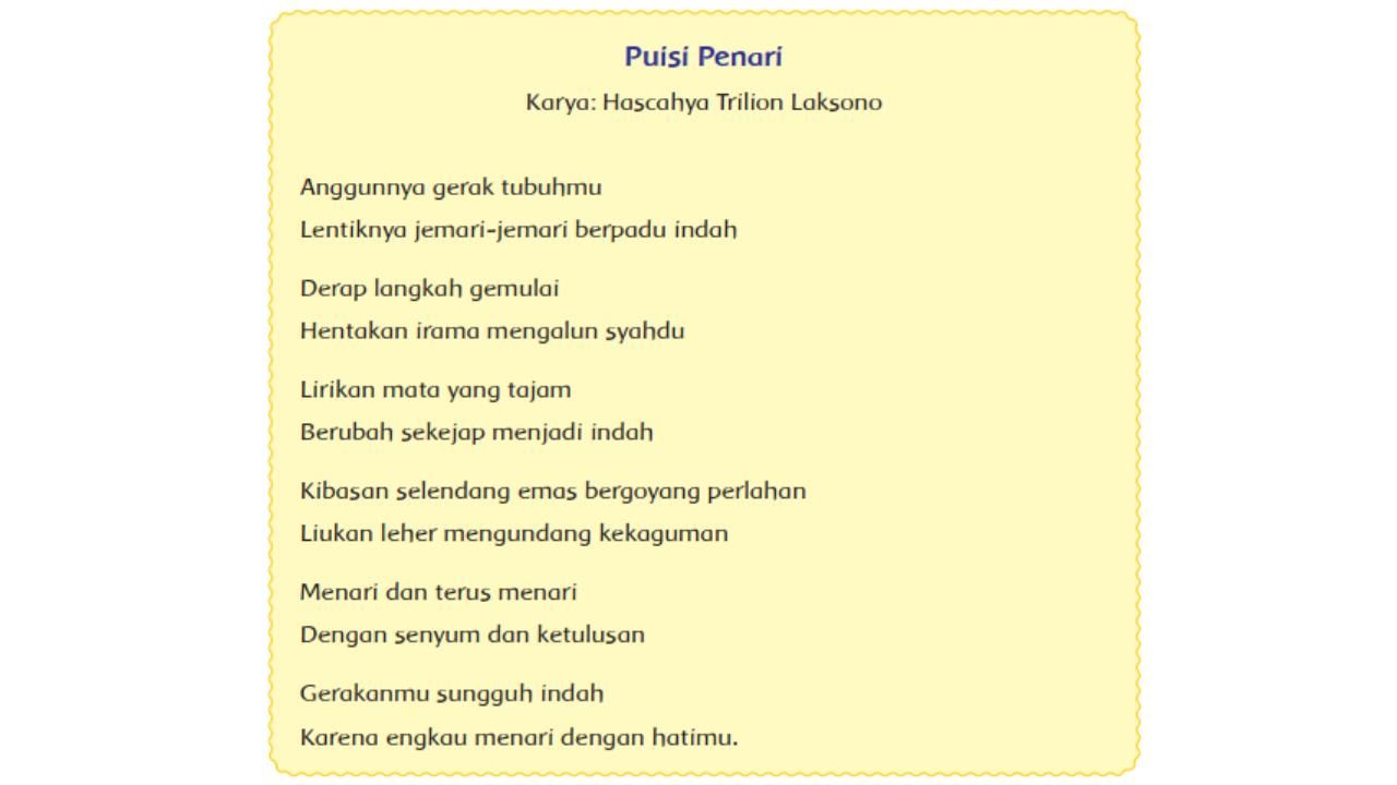 Detail Gambar Puisi Penari Nomer 3