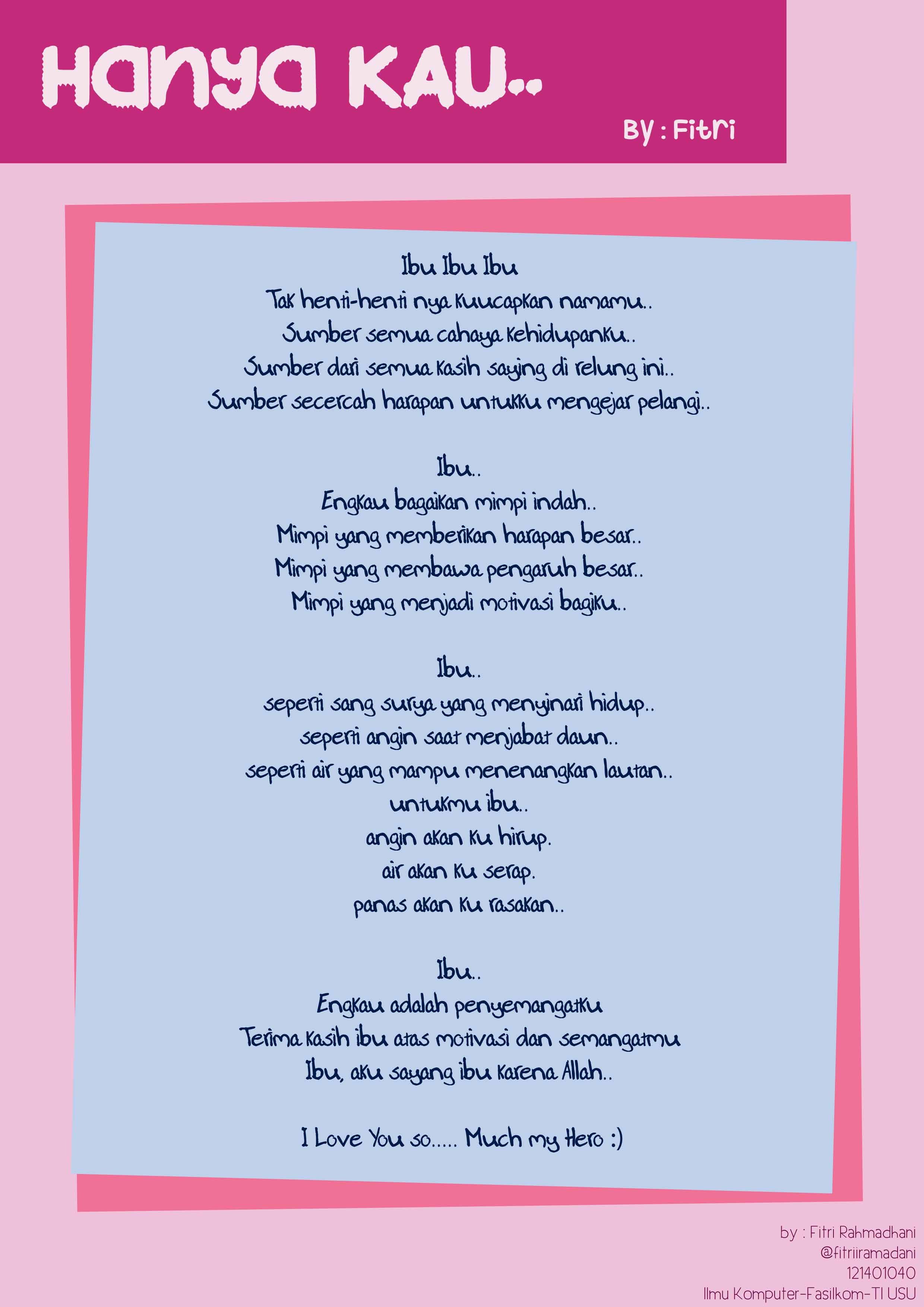 Detail Gambar Puisi Untuk Ibu Nomer 29