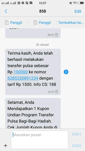 Detail Gambar Pulsa 100k Nomer 31