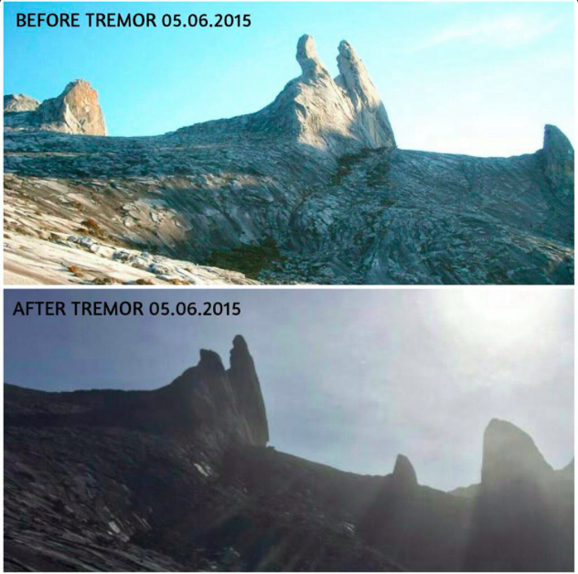 Detail Gambar Punck Kinabalu Sebelum Dan Selepas Gampa Nomer 5