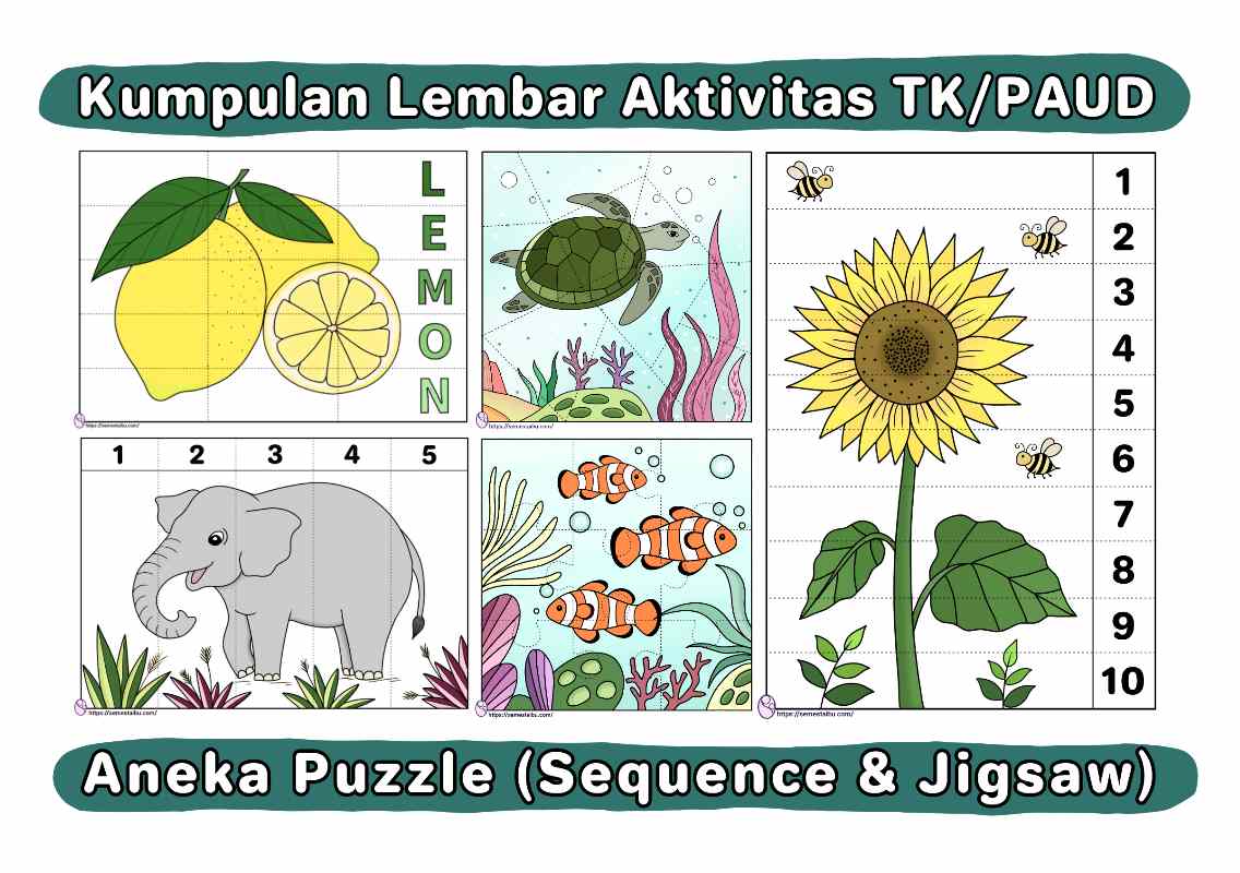 Detail Gambar Puzzle Anak Tk Gambar Puzzle Tidak Berwarna Anak Tk Nomer 15