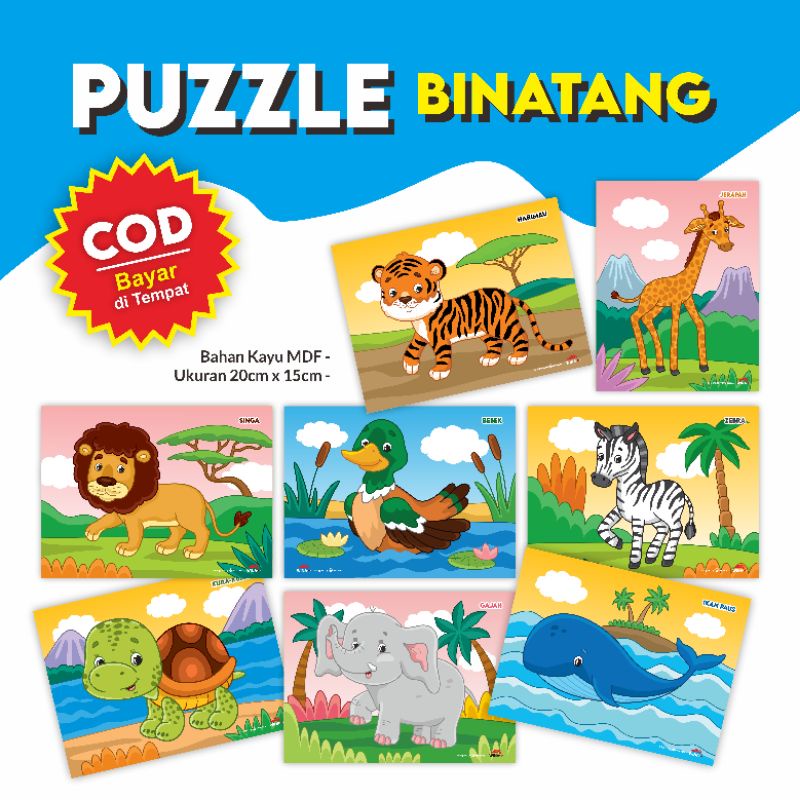 Detail Gambar Puzzle Binatang Nomer 53