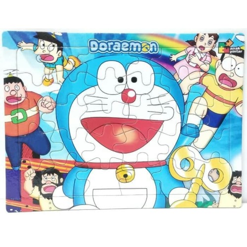 Detail Gambar Puzzle Doraemon Kreasi 3d Nomer 12