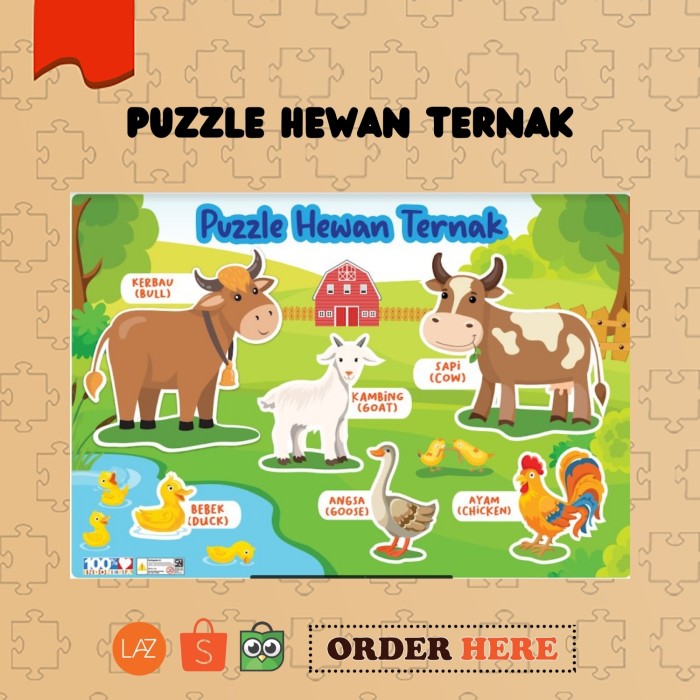 Detail Gambar Puzzle Hewan Nomer 48