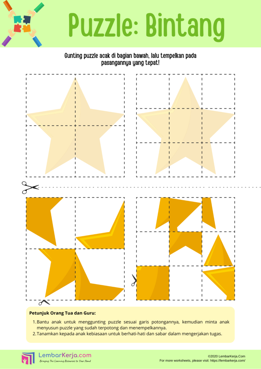 Detail Gambar Puzzle Sederhana Nomer 2