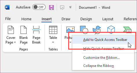 Gambar Quick Access Toolbar - KibrisPDR
