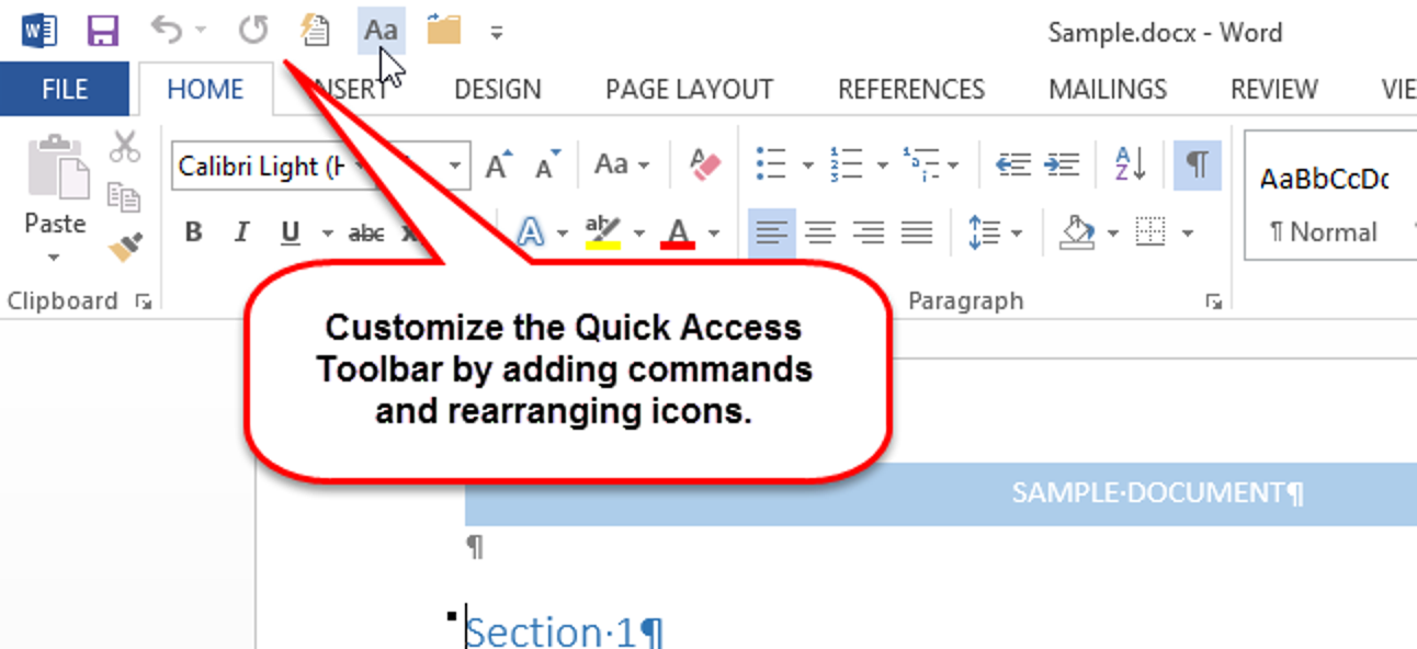 Detail Gambar Quick Access Toolbar Nomer 2
