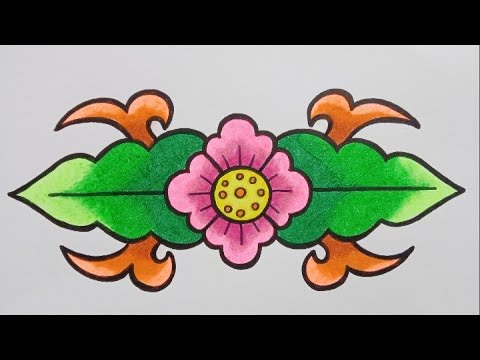 Detail Gambar Ragam Hias Bunga Yang Mudah Nomer 4